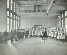 Singing lesson, Jews Free School, Stepney, London, 1908