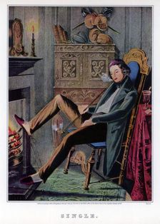 Single 1845.Artist: Nathaniel Currier