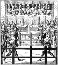 Single combat, 15th century (1849)