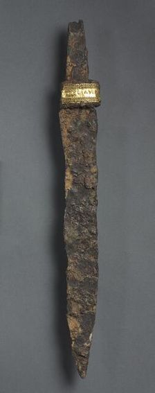 Single-Edged Knife (Scramasax), 600s. Creator: Unknown