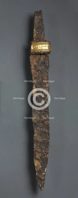 Single-Edged Knife (Scramasax), 600s. Creator: Unknown.