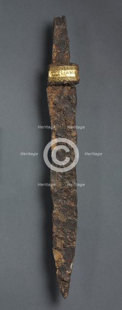 Single-Edged Knife (Scramasax), 600s. Creator: Unknown.