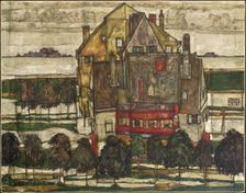 Single Houses, 1915. Artist: Schiele, Egon (1890–1918)