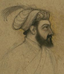 Single Leaf of a Portrait of Shah Jahan, mid 11th century AH/AD 17th century. Creator: Unknown