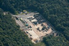 Singleton Forest oil well, West Sussex, 2016. Creator: Damian Grady