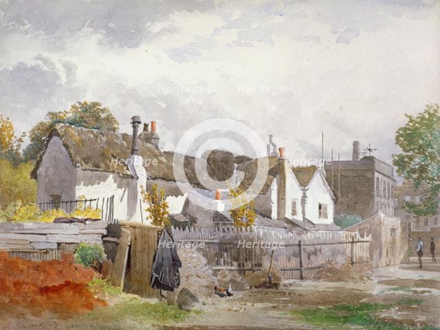 Sindercombe's Cottage, Shepherd's Bush, Hammersmith, London, 1890. Artist: John Crowther