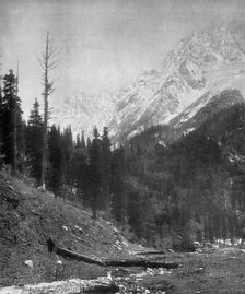 Sindh Valley glaciers, Kashmir, India, early 20th century. Artist: F Bremner