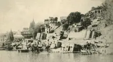 Sindhia Ghat, Benares Creator: Saeed Bros