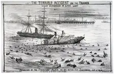 Sinking of the Princess Alice on the River Thames, 1878. Artist: Anon
