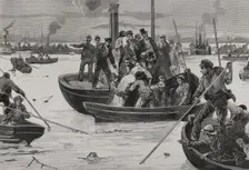 Sinking of SS Princess Alice (3 September 1878), London, 1878. Creator: Bernardo Rico