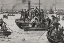 Sinking of SS Princess Alice (3 September 1878), London, 1878. Creator: Bernardo Rico