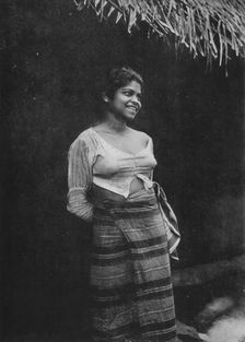 Sinhalese Village Beauty c1890, (1910). Artist: Alfred William Amandus Plate