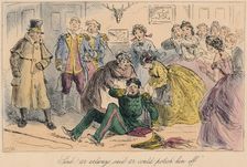 Sink! Ar always said ar could polish him off 1865. Artist: Hablot Knight Browne