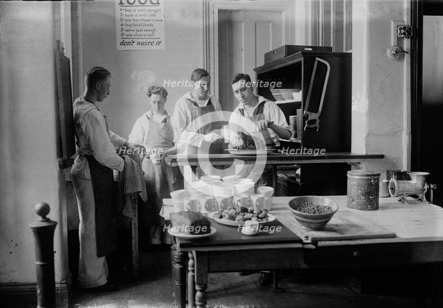 Sink & mop duty, between c1915 and 1918. Creator: Bain News Service.