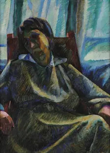 Sintesi plastica di figura seduta (Silvia), c1915. Creator: Boccioni; Umberto (1882-1916)