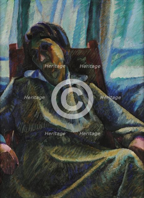 Sintesi plastica di figura seduta (Silvia), c1915. Creator: Boccioni; Umberto (1882-1916).