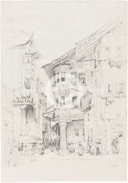 Sion, c. 1830. Creator: Samuel Prout.