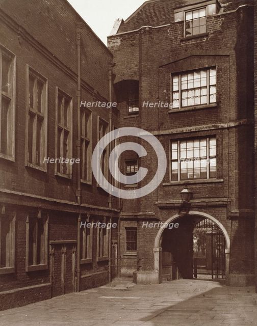 Sion College, London Wall, c1881. Creator: Henry Dixon & Son.