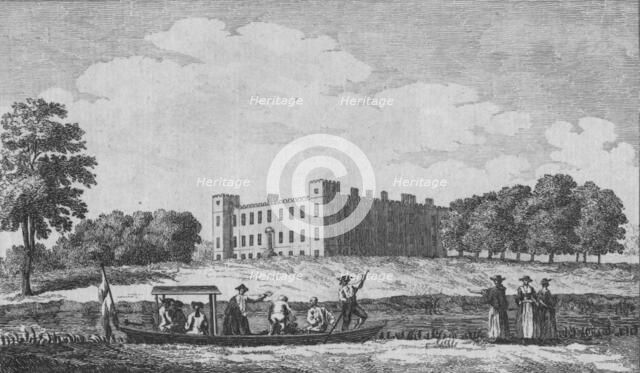 'Sion House, view'd from opposite Isleworth Church', c1760. Artist: Edward Rooker.