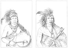 Sioux, 1841.Artist: Myers and Co
