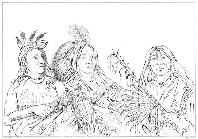 Sioux, 1841.Artist: Myers and Co