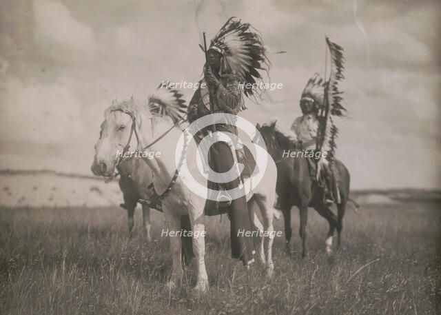 Sioux chiefs, c1905. Creator: Edward Sheriff Curtis.