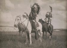 Sioux chiefs, c1905. Creator: Edward Sheriff Curtis