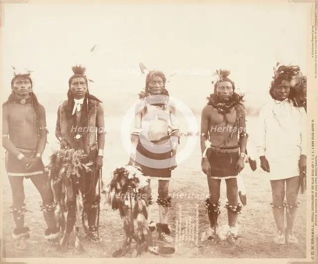 Sioux Group, 1880s. Creator: John C. H. Grabill.