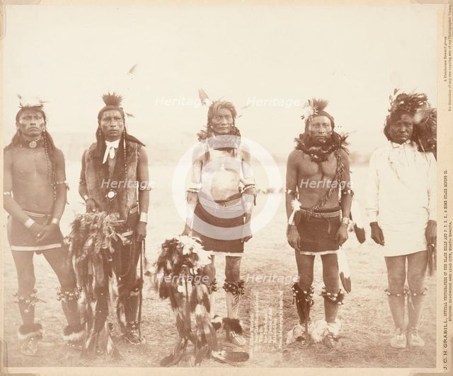 Sioux Group, 1880s. Creator: John C. H. Grabill.
