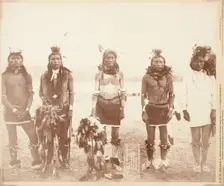 Sioux Group, 1880s. Creator: John C. H. Grabill