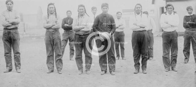 Sioux football team, between c1910 and c1915. Creator: Bain News Service.