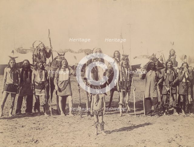 Sioux Indians, 1880s-90s. Creator: Unknown.