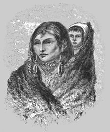 'Sioux squaw; Ocean to Ocean, the Pacific railroad 1875. Creator: Frederick Whymper