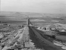 Siphon - the world's longest - which carries water 5 miles to Dead Ox Flat, Oregon, 1939. Creator: Dorothea Lange