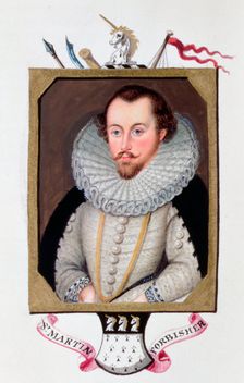 Sir Martin Frobisher, 16th century English navigator, (1825). Creator: Sarah, Countess of Essex