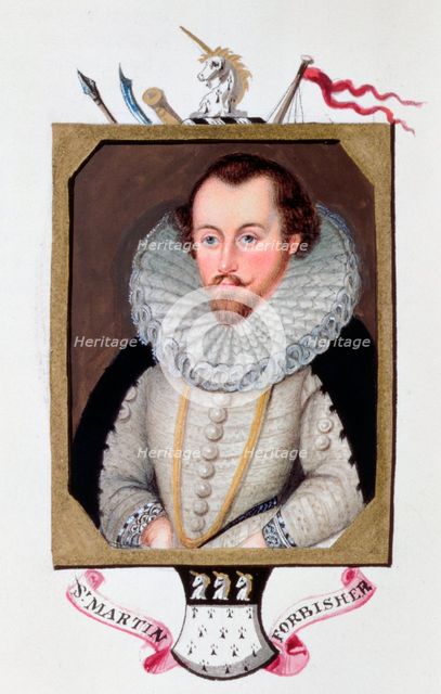 Sir Martin Frobisher, 16th century English navigator, (1825). Creator: Sarah, Countess of Essex.