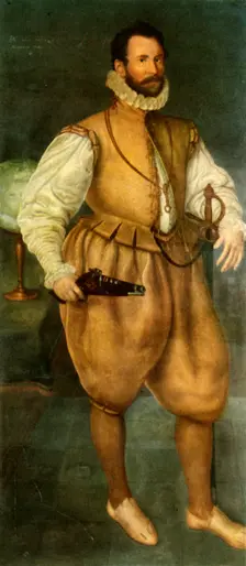 Sir Martin Frobisher late 16th century, (1946). Creator: Cornelius Ketel