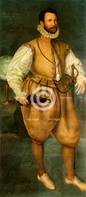 'Sir Martin Frobisher', late 16th century, (1946).  Creator: Cornelius Ketel.