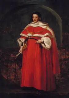 Sir Matthew Hale, Kt, Chief Justice of the King's Bench 1670. Artist: John Michael Wright