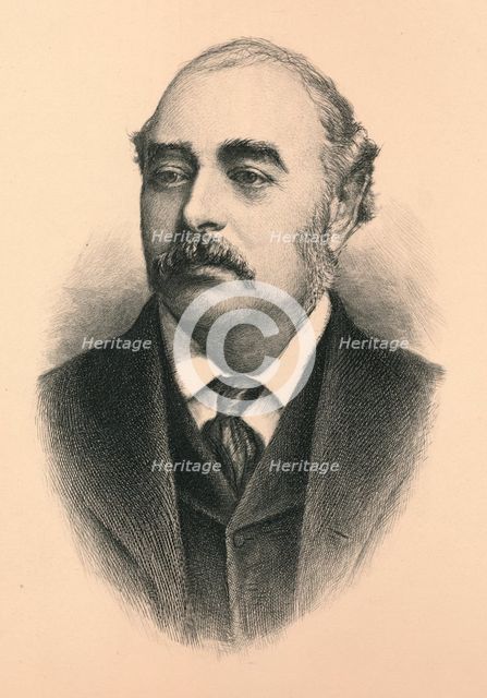 Sir Matthew White Ridley, 1st Viscount Ridley (1842-1904), British Conservative politician and sta Artist: Unknown