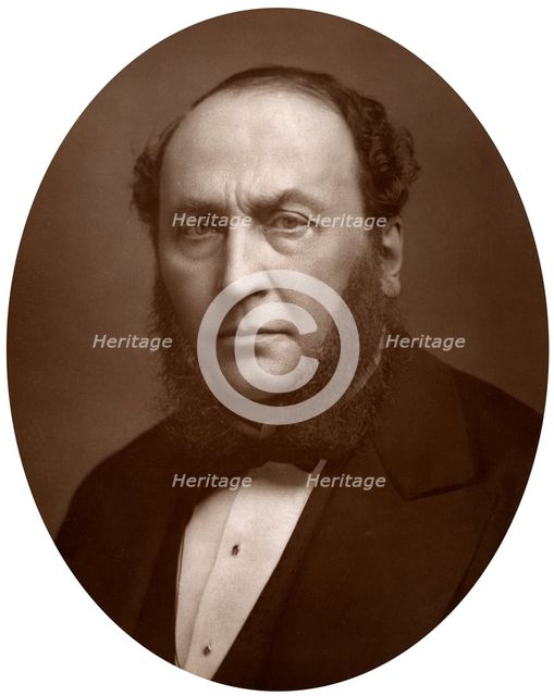 Sir Michael Costa, Italian-born British composer and conductor, 1883.Artist: Lock & Whitfield