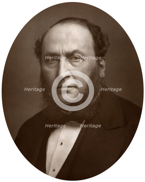 Sir Michael Costa, Italian-born British composer and conductor, 1883.Artist: Lock & Whitfield