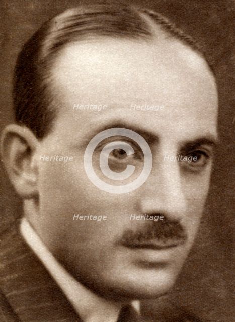 Sir Michael Balcon, British film producer, 1933. Artist: Unknown