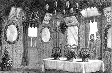 Sir Moses Montefiore's tent for the Jewish Feast of Tabernacles, 1883. Creator: Unknown