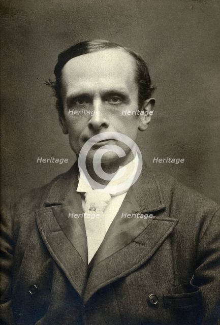 Sir Morell Mackenzie, c1880s. Creator: Elliott & Fry.
