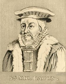 Sir Nicholas Bacon (1510-1579), 1830. Creator: Unknown