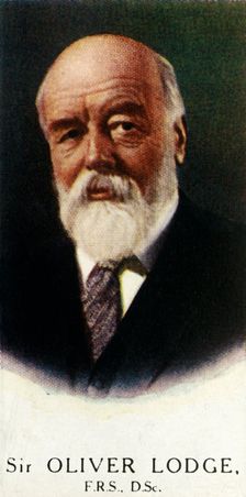 Sir Oliver Lodge, F.R.S., D.Sc. 1927. Creator: Unknown