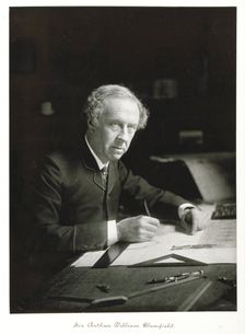 Sir Athur W. Blomfield, ARA, c1889-1891. Creator: Ralph W Robinson