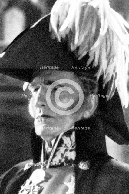 Sir Aubrey Smith, English actor and cricketer, 1934-1935. Artist: Unknown