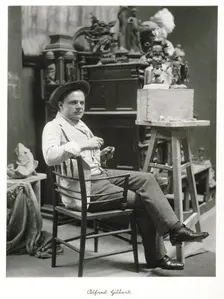 Sir Alfred Gilbert, RA, c1889-1891. Creator: Ralph W Robinson